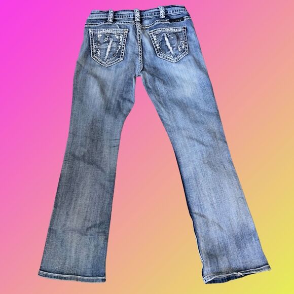 Cowgirl Tuff KoKo Light Wash Bootcut Jeans Size 29x30 #81 - Picture 4 of 6